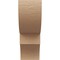 Ekena Millwork 5-inch W x 10-inch D x 14-inch H Ridgewood Rough Cedar Woodgrain TimberThane Knee Brace, Primed BRCUR05X10X14RIDRCPR - alternate 5
